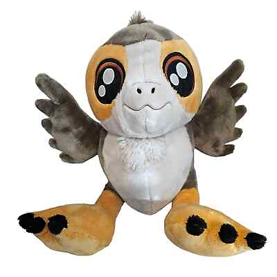 #ad Disney Park Star Wars Porg Owl Stuffed Animal Toy 12quot; Bird Big Feet Plush $22.00