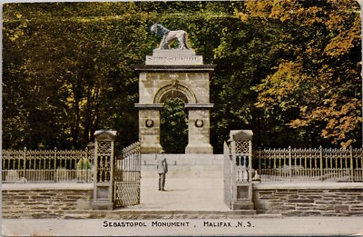 #ad Sebastopol Monument Halifax NS Nova Scotia c1915 HH Marchall Postcard H40 C $9.99