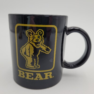#ad Vintage Happy Dancing Laughing Bear Manufacturing Automotive Service Repair Mug $14.99