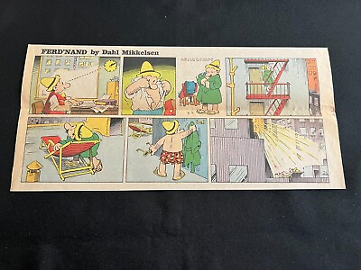 #ad #07a FERD#x27;NAND by Mik Sunday Third Page Comic Strip May 3 1970 $1.99