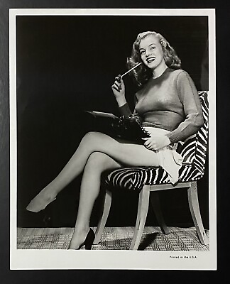 #ad 1947 Marilyn Monroe Original Photo Norma Jeane Pinup Promotional Still Secretary $500.00