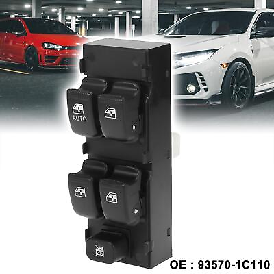 #ad Master Driver Side Power Window Switch 93570 1C110 fit for Hyundai Getz 2005 $27.54
