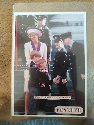 #ad Princess Diana Harry and William International stamps Set of 4 $19.99
