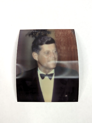 #ad John F Kennedy JFK Presidents USA Reprint Photo Test 3d 3 d Photograph Color $4.07
