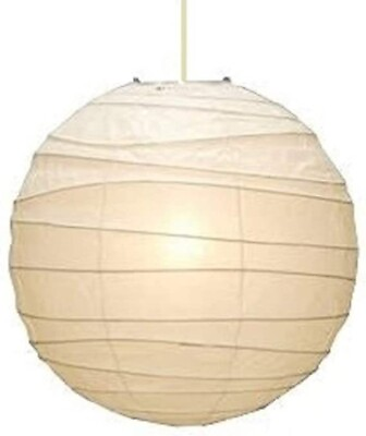 #ad Isamu Noguchi AKARI 55D Pendant Lamp Washi Japanese Light Shade Only NEW $237.55
