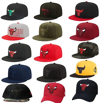 #ad Chicago Bulls hat 9Fifty Snapback Baseball Cap Multicolor $19.99