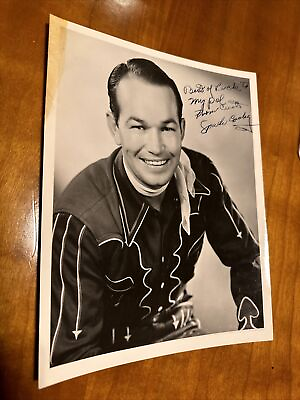 #ad Spade Cooley Extremely Cool Vintage SIGNED 8x10 B W Photo 40s 💯 Authentic RARE $150.00