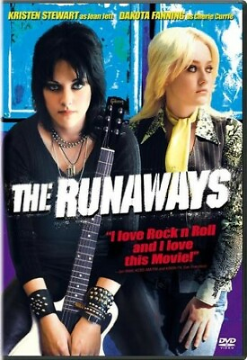 #ad THE RUNAWAYS DVD 2010 KRISTEN STEWART amp; DAKOTA FANNING RATED R Factory Sealed $8.95