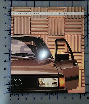 #ad 1986 Audi 4000 Coupe GT Brochure USA $24.74