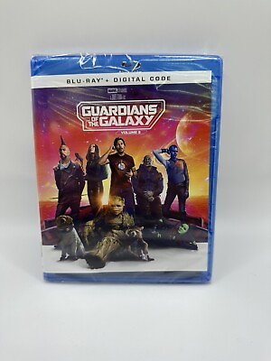 #ad Guardians of the Galaxy Vol. 3 Blu RayDigital 2023 NEW SEALED $12.79