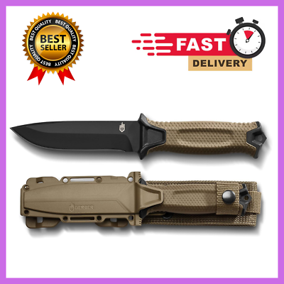 #ad Gerber Gear Strongarm Fixed Blade Tactical Knife for Survival Gear Plain Edge $39.99