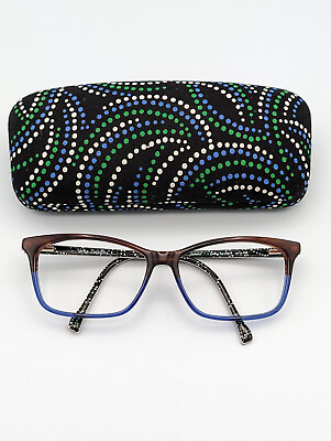 #ad Vera Bradley Christina Eyeglass Frame Paisley Dot Color 56 14 Size $69.00