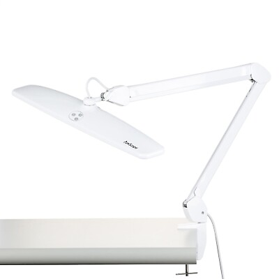 #ad Task Lamp on Articulating Arm with Table Clamp 21W 84 LED by Amscope $94.99