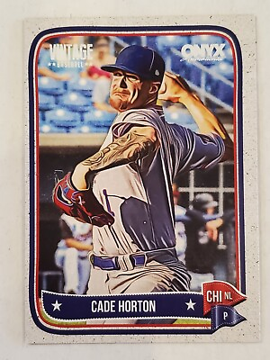 #ad CADE HORTON 2024 Onyx Vintage BASE CARD #OVCAHO Cubs $1.49