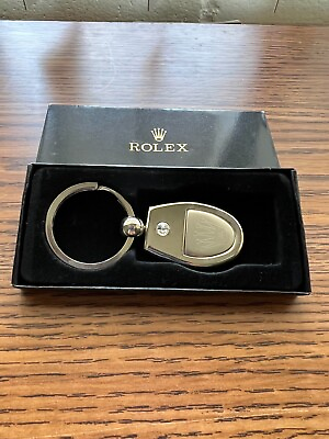 #ad rolex original novelty silver stainless key ring $140.00