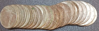 #ad Roll Of 20 40% Silver Half Dollars Mixed Dates $10 Face Value $106.49