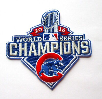 #ad 1 2016 CHICAGO CUBS WORLD SERIES CHAMPIONS EMBROIDERED PATCH NEW #66 $9.50