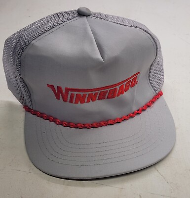 #ad Winnebago Mens Trucker Hat Mesh Rope Snapback RV Mobile Home Retro Baseball Cap $18.00
