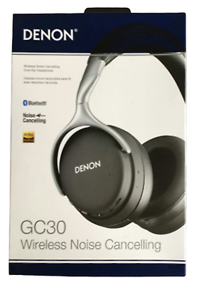 #ad DENON Wireless Noise Canceling Headphone AH GC30 BKEM Black Free Edge Driver NEW $155.00