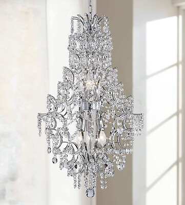 #ad Pendant Crystal Chandelier Modern Raindrop Lighting Home Ceiling Lamp Fixture $103.99