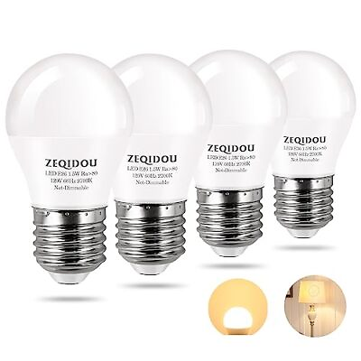 #ad ZEQIDOU Low Watt LED Light Bulbs 1.5W Equivalent 10W 15W 20W Light Bulb A15 ... $19.05