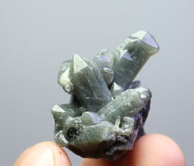 #ad NATURAL Skeletal Elestial Green QUARTZ Crystal Cluster Mineral Specimen $25.19