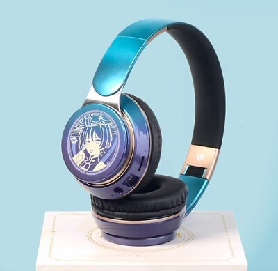 #ad Gift Game Genshin Impact Foldable Bluetooth Wireless Headset Headphones New Cool $53.87