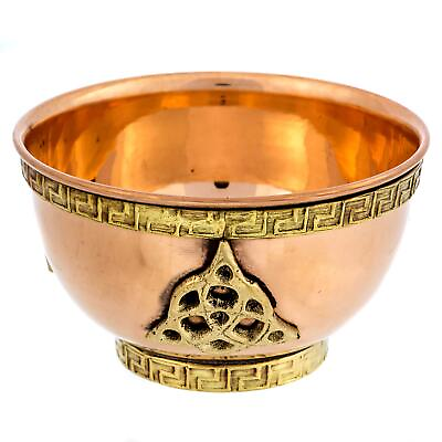 #ad Copper Offering Bowl Copper Bowl Altar for Ritual Use Incense Holder Smud... $19.68