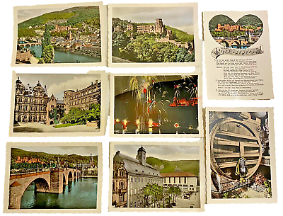 #ad Vintage Kodak Heidelberg Germany Set Of 8 Midcentury Color Photographs 3.5”x2.5” $19.99