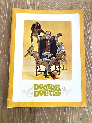 #ad Doctor Dolittle 1967 Film Original Souvenir Program book Rex Harrison $16.95