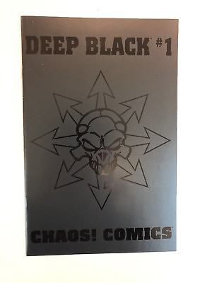 #ad Deep Black 1 Chaos Comics Black Variant Htf Rare $33.97