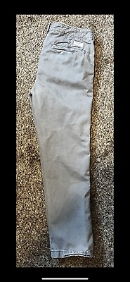 #ad Men’s Abercrombie amp; Fitch Light Grey Casual Chino Pants Size 34x30 Fashion Trend $17.50