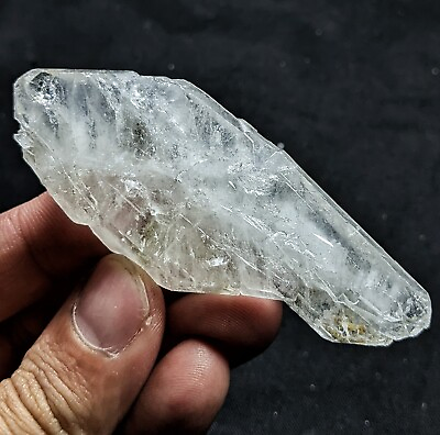 #ad Quartz crystal with white smoke inclusion from Baluchistan Pakistan 32 grams $4.00
