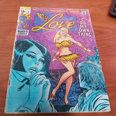 #ad My Love #2 Marvel Comics Nov 1969 John Romita Sr. Go Go Dancer Cover Buscema a $58.52