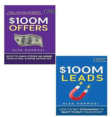#ad $100M Offers Vol.1 $100M Leads Vol.2 : by Alex Hormozi Paperback $16.32