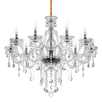 #ad #ad K9 Crystal Chandelier Luxury Pendant Lighting Ceiling Fixtures Modern Home Decor $108.98