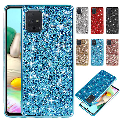#ad For Samsung A54 A15 A14 S22 S21 S23 S24 Glitter Bling Case Shockproof Slim Cover $8.88