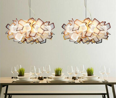 #ad Clizia Suspension Lamp Pendant Light Ceiling Fixtures Acrylic Lighting Gift $139.49