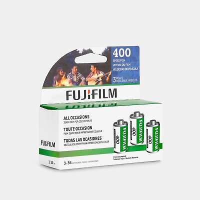 #ad Fujifilm 400 Color 35mm Film 36 Exposures 3 Rolls $25.00