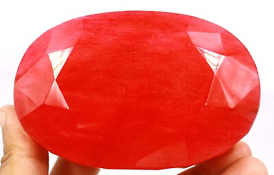 #ad #ad Unique Quality Red Ruby Oval Shape 1500Ct Certified African Gemstone OMO $53.03