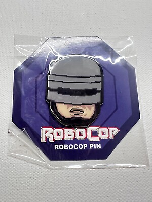 #ad NEW Robocop Movie Enamel Pin Pixelated Pixel Art Robot Cop Loot Crate EXCLUSIVE $7.99