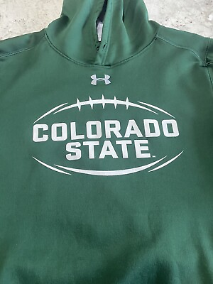 #ad Colorado State Football Under Armour Sweatshirt Hoodie Large $16.55