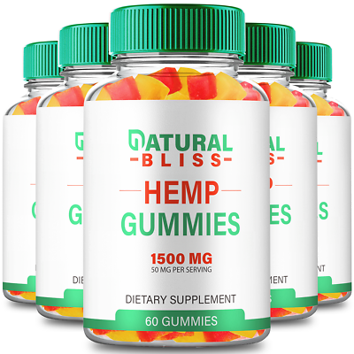 #ad Natural Bliss Gummies Official Formula 5 Pack $88.95