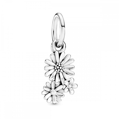 #ad Pandora Flower Daisy Bouquet Sterling Silver 798819C00 Charm $22.99