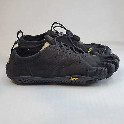 #ad Vibram Five Finger Womens Trek Ascent Black Trail Running Shoes Womens Size 37 $99.99