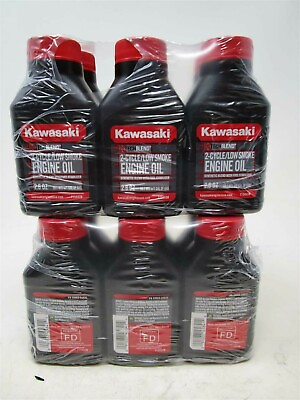 #ad 12 Genuine Kawasaki 99969 6082C 2 Cycle Engine Bottle 2.8 OZ 1 Per Gallon Oil $20.00