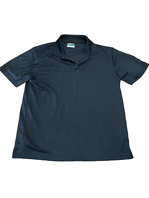 #ad Pga Mens Black Short Sleeve Pullover Golf Polo Size Xl $15.80