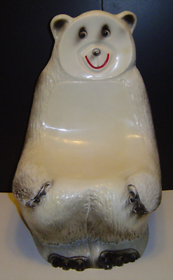 #ad Vintage 1969 Polar Bear Plastic Kids Seat By Design Research Inc. 16quot;x 16quot;x 25quot; $150.00