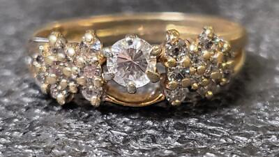 #ad Diamond Wedding Set Size 6 AO2094622 $349.99