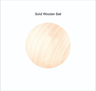 #ad 1.5quot; Solid Round Wood Ball $3.99